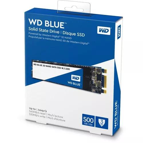 Ssd M.2 500gb Western Digital Blue 3d Nand Wds500g2b0b M2