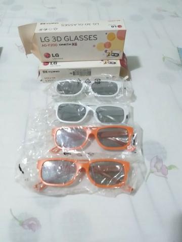 4 oculos 3d para Tv LG