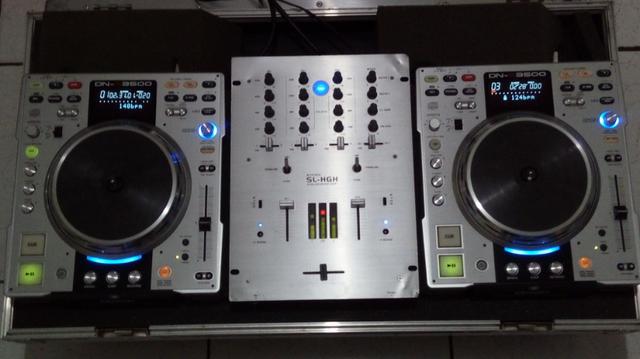 Dj-Case Fechado-Cdj Dns + Mixer Japones+fone