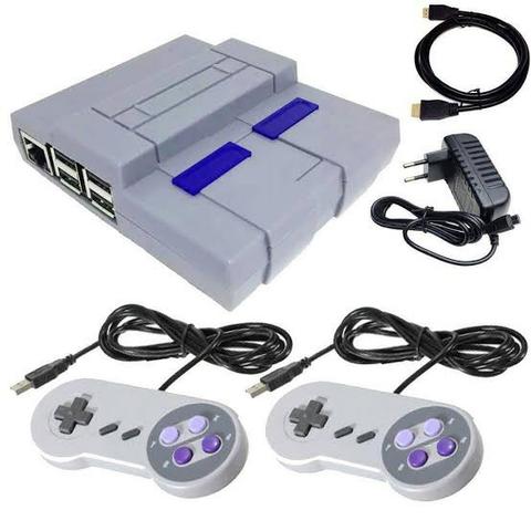 Mini Super Nintendo  jogos + 2 controles