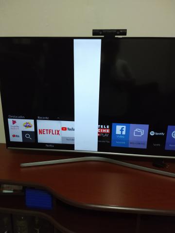 Smart TV Led Samsung 48" - problema faixa vertical