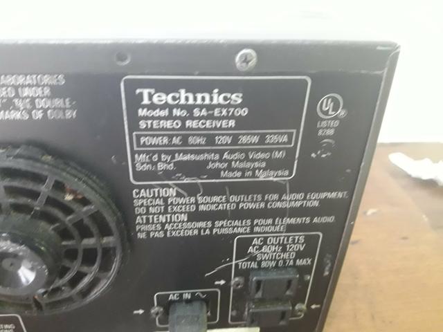 Vendo receiver technics telefone 