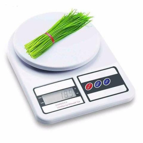 Balança Digital 1 gr a 10 kg Cozinha Dieta Fone 