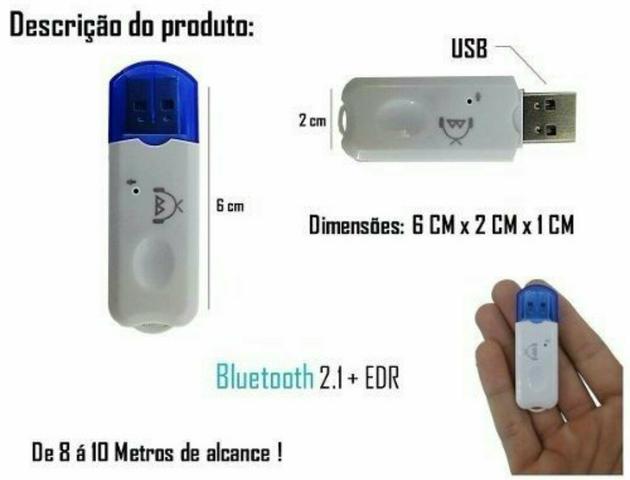 Bluetooth USB para Som Automotivo