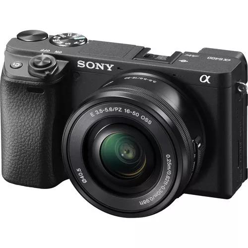 Camera Sony Alpha A6400 + 16-50mm F/3.5-5.6 - C/ Recibo