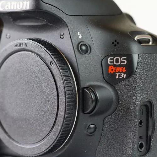Camêra Dslr Canon Eos Rebel T3i - Com Bateria E Carregador