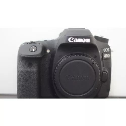 Câmera Canon Eos 80d Com Bateria, Carregador E Alça