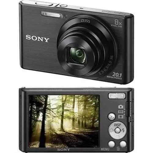 Câmera Fotográfica Sony Dsc-w830 Tela 2.7 De 20.1mp Hd