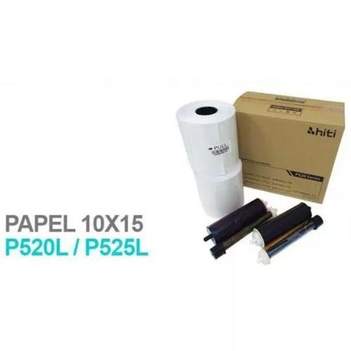 Hiti P520/ P525l Kit Papel Fotografico + Ribbon - 1000 Fts