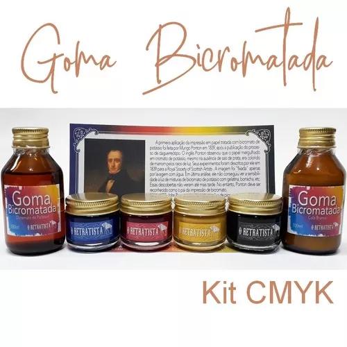 Kit Goma Bicromatada 4 Cores - Pronto Para Uso