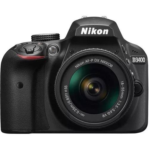 Nikon D3400 Dslr 18-55mm Preto