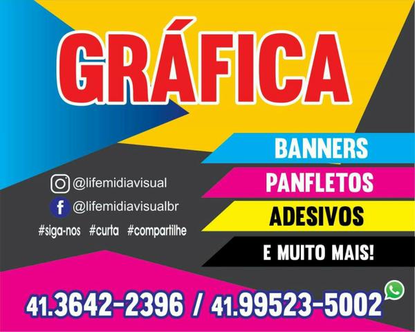 Panfletos - Cartão de visita - Banner e muito mais