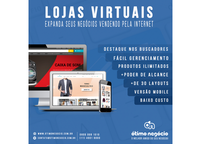 Lojas Virtuais - Ótimo Negócio