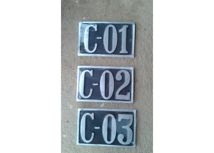 PLACAS EM ALUMINIO