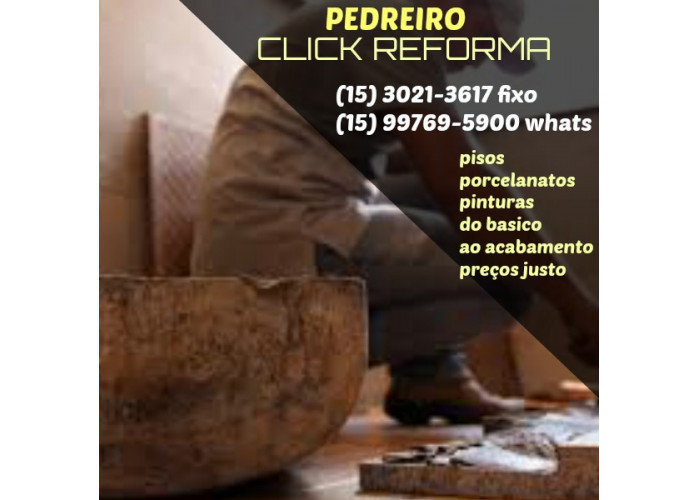 Pedreiro em Sorocaba Reformas Pinturas, Construção em