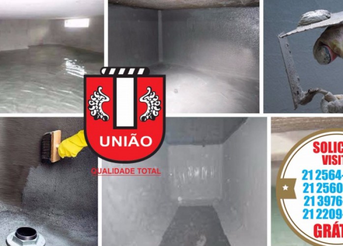 impermeabilização e limpeza caixas d´água e cisternas