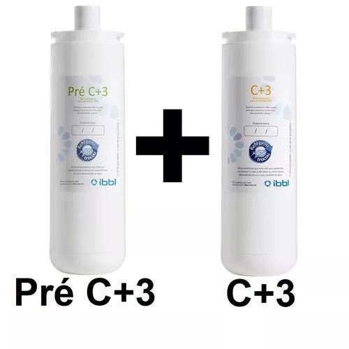 Kit Refil Pré C+3 + C3 P/ Purificador Pdf/ Pfn Ibbl Oficial
