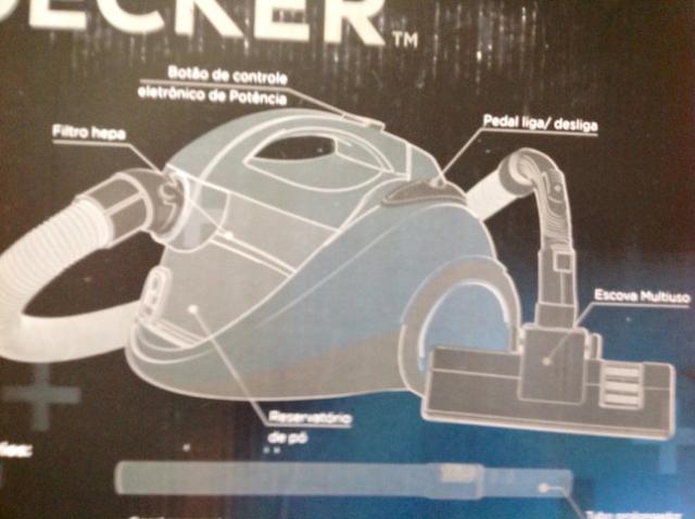 Aspirador de Pó Black-Decker A4V Novo