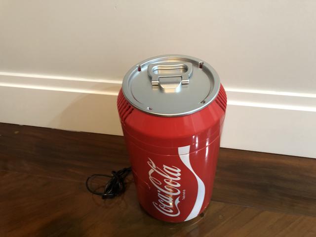 Mini geladeira Coca Cola usado APENAS 1 VEZ 127v