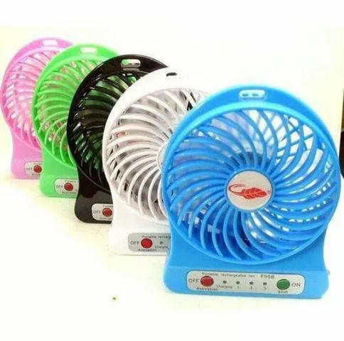 Mini ventilador portátil.