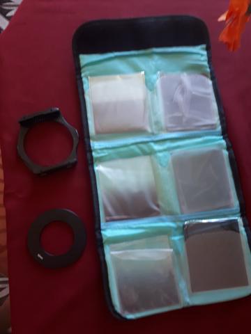 6 filtros formato cokin ND e ND gradiente com estojo e anel
