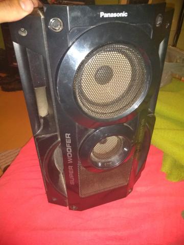 Caixa de som super woofer panasonic