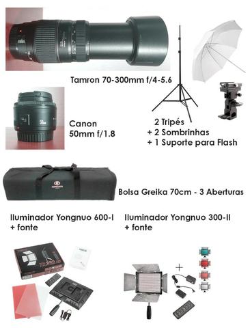 Combo Foto - Tamron mm f/4-5.6 + Canon 50mm f/1.8 +