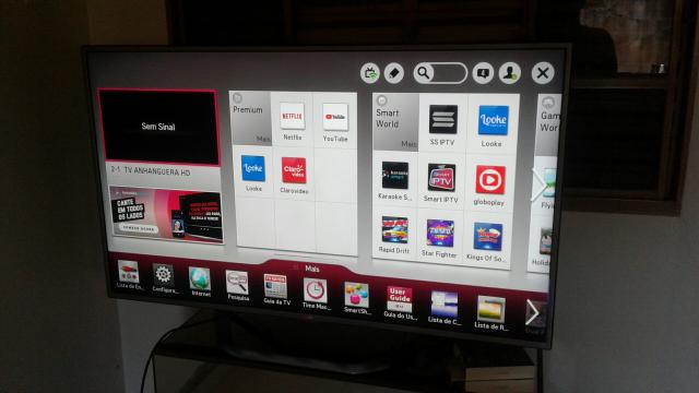 Smart tv lg 3d full hd led 55 polegadas digital cinema
