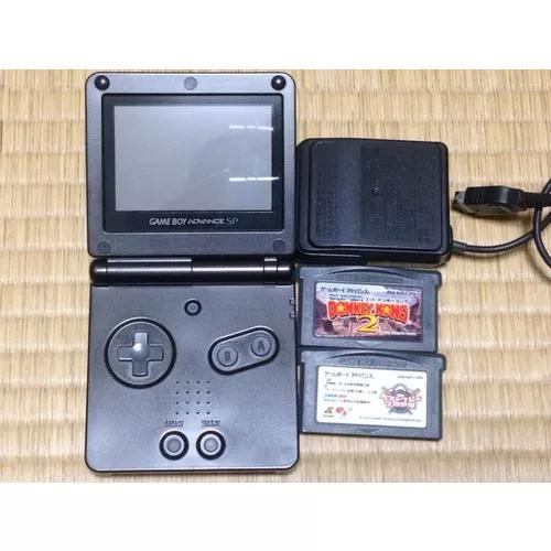 Game Boy Advance Sp Preto Original Jp Com Jogo Dk2