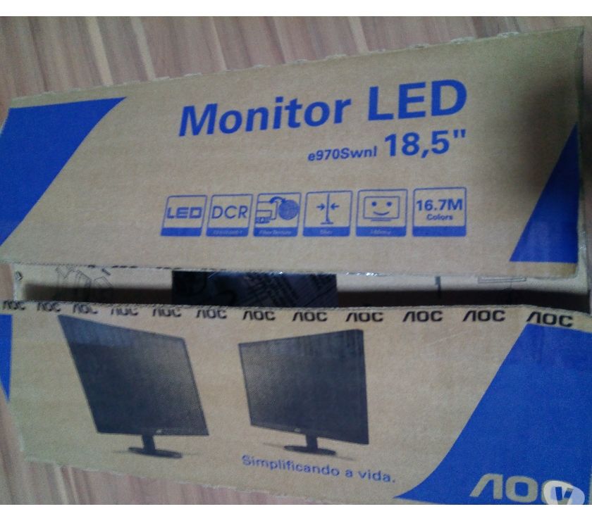 Monitor AOC LED 18,5 + conversor para HDMI