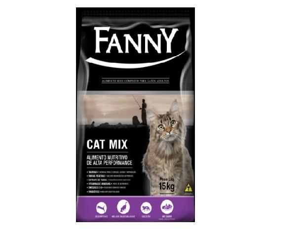 Ração para Gatos Fanny Cat Mix 25 kg