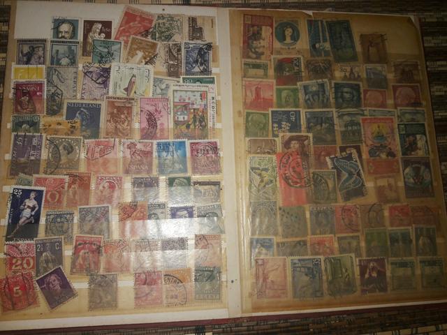 Coleção de selos antigos