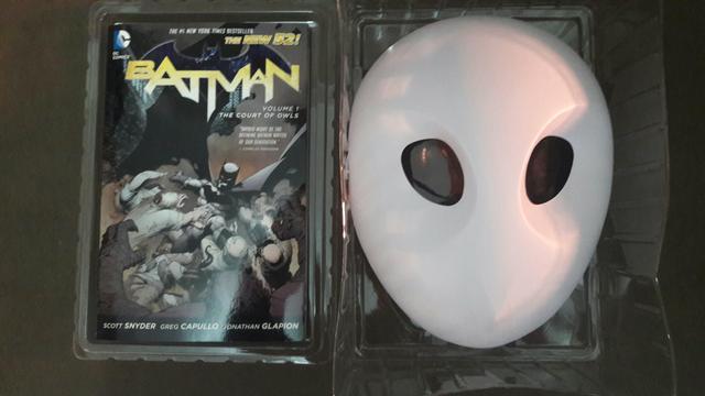 Máscara Batman- A Corte Das Corujas + Livro Hq