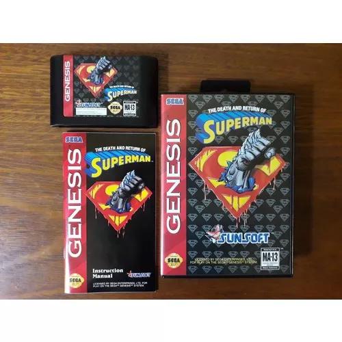 Jogo The Death And Return Of Superman Genesis Mega Drive
