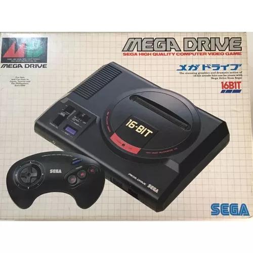 Mega Drive 16-bit Na Caixa + Controle Arcade Power Stick