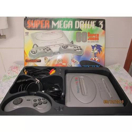 Mega Drive 3 C/60 Jogos Na M
