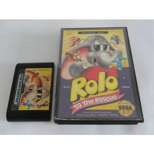 Rolo The Rescue Tectoy Sega Mega Drive Caixa Locadora