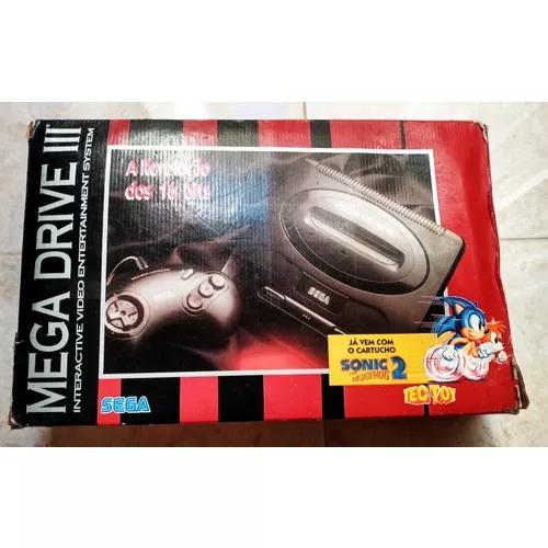 Sega Mega Drive 3 1995 Na Caixa. Nota De Compra. 11 Jogos
