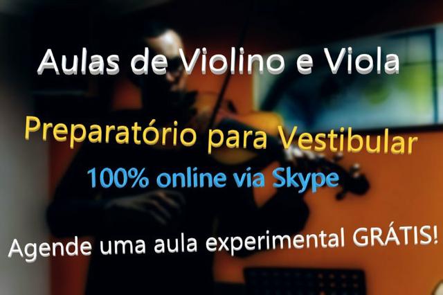 Aulas de Violino e Viola Online