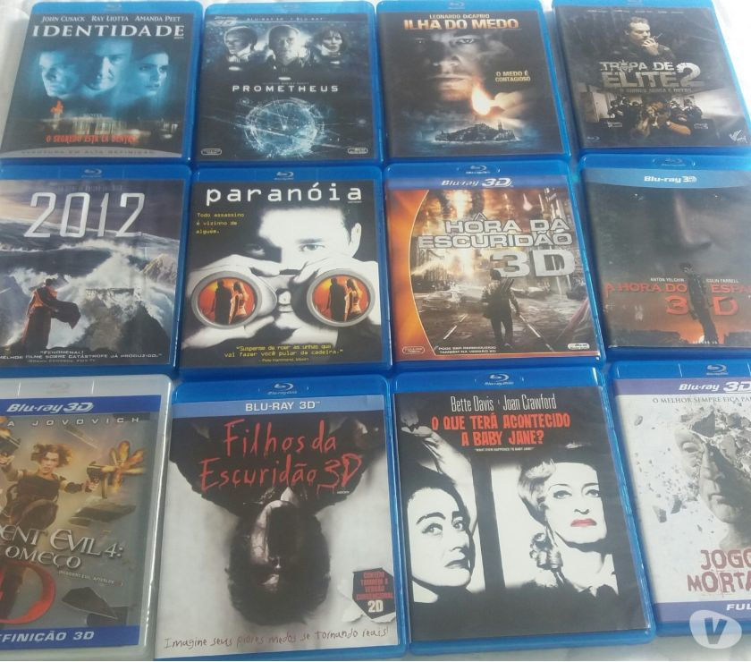 Blu-ray e em 3d diversos títulos