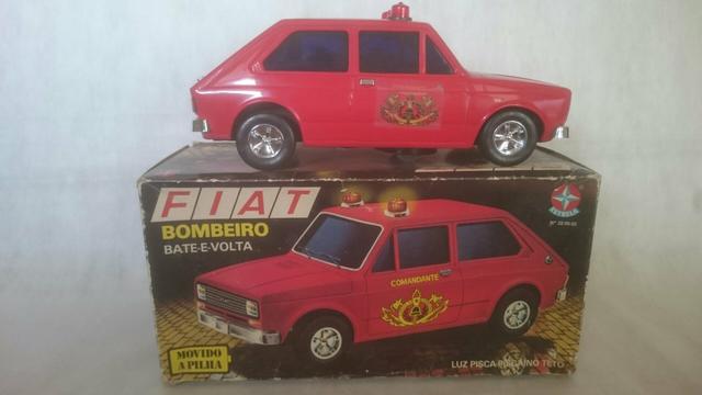 Brinquedo Antigo Fiat 147 Bombeiros Bate Volta Estrela