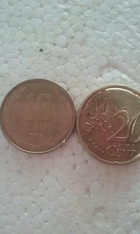 Duas moedas pra coleccionador