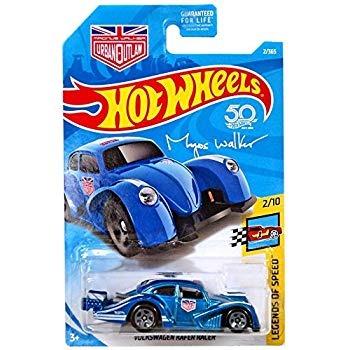 Hot Wheels volkswagen kafer racer azul