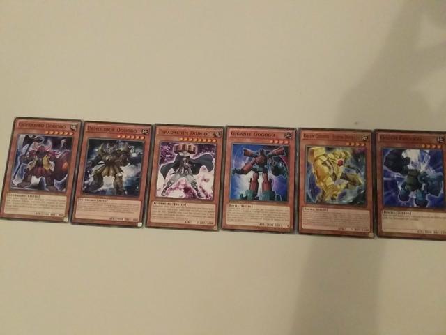 Lote 6 cartas yu gi oh