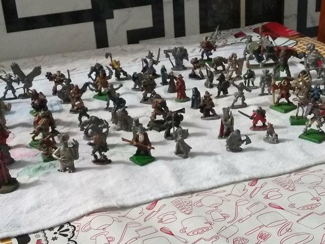 Mini bonecos de jogo rpg