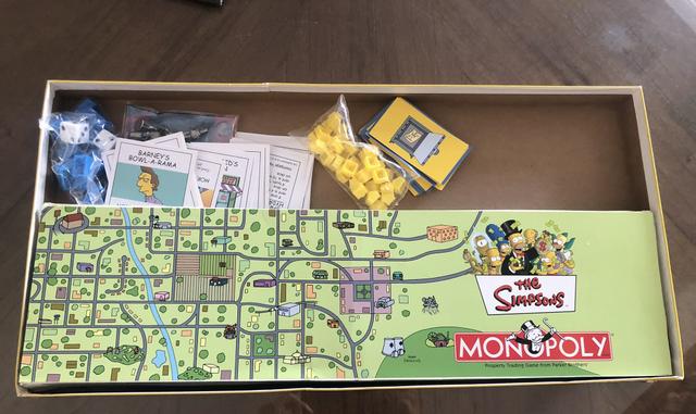 Monopoly - edição de colecionador dos Simpsons