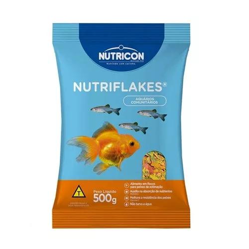 Ração Flocos P/ Peixes Ornamentais Nutriflakes 500g