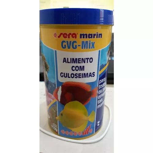 Ração Para Peixe Sera Gvg Mix Marin 210g Val Até 13082021