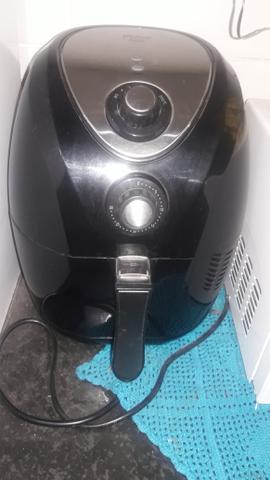 Panela air fry inox preta philco