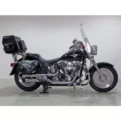 Harley-davidson Softail Fat Boy 2002 Preta